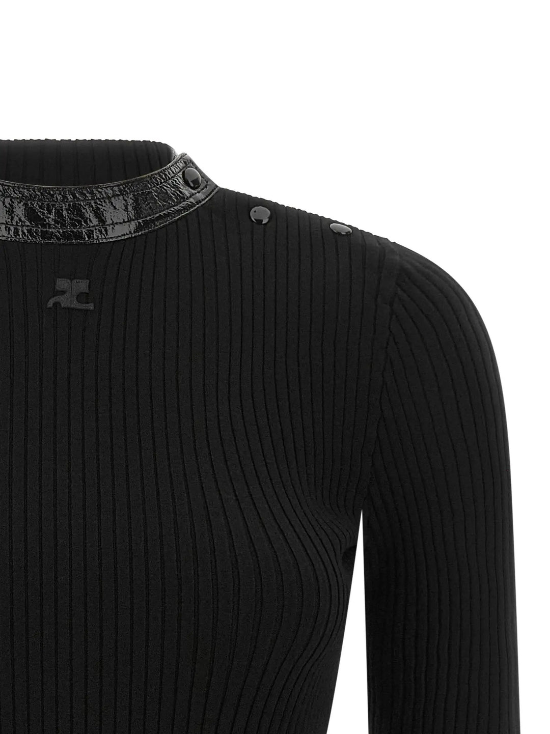 Courrèges Sample Sale | Courrèges Black Viscose Cardigan - | Designer outlet