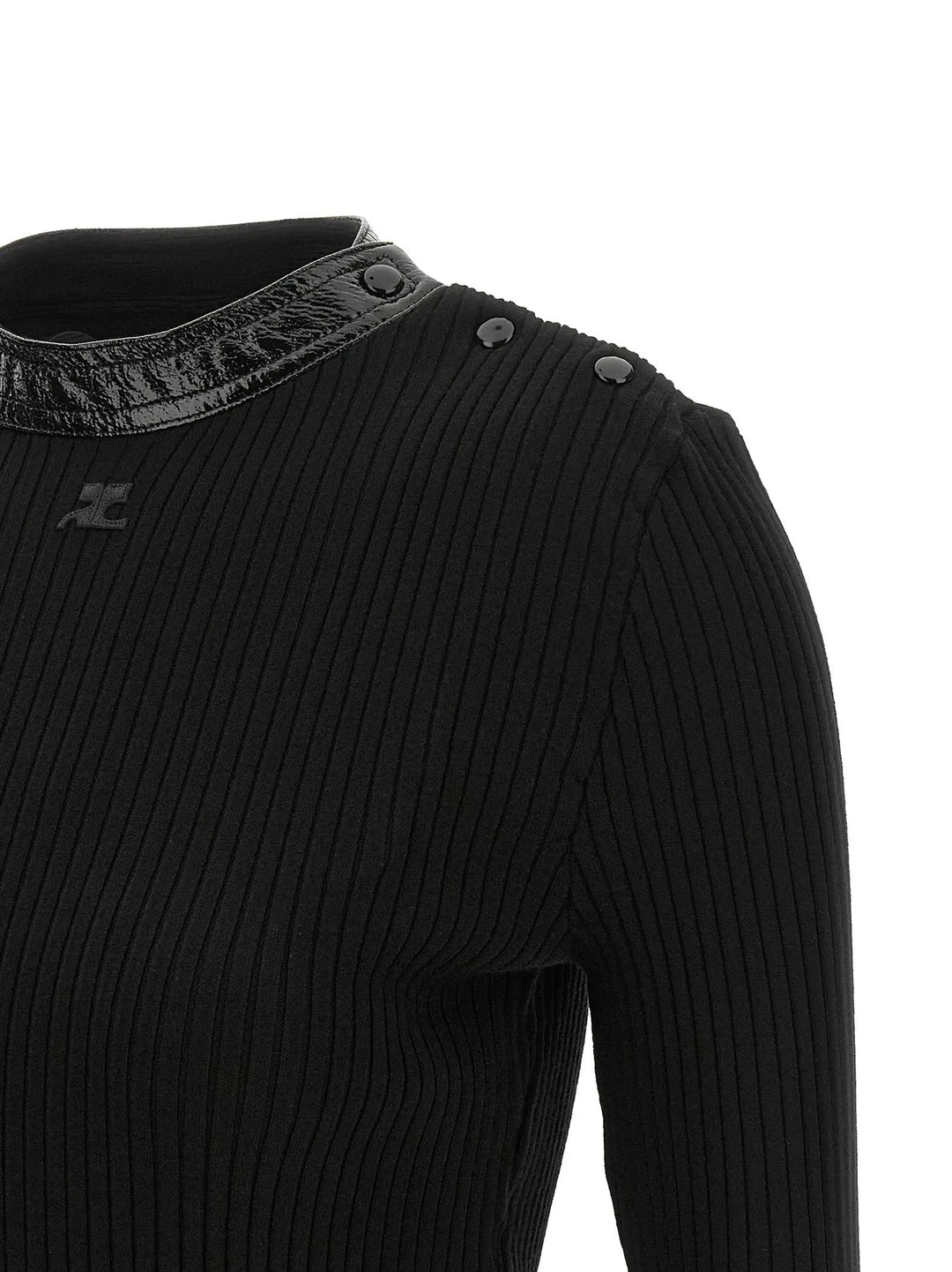 Courrèges Sample Sale | Courrèges Black Viscose Cardigan - | Designer outlet