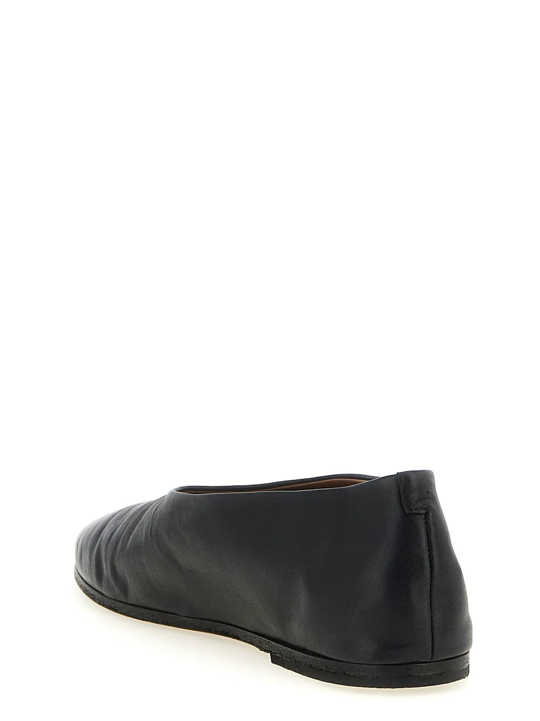 Marsell Sample Sale | Marsell Black Calfskin Ballet Flats - | Designer outlet
