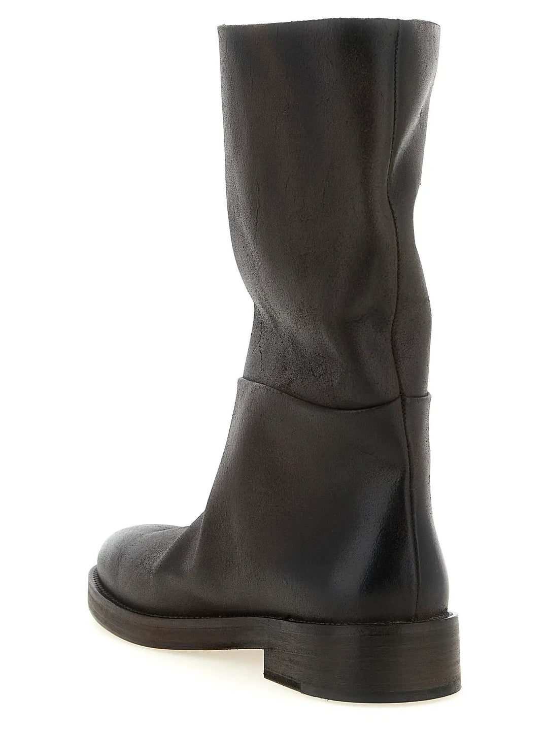 Marsell Sample Sale | Marsell Brown Calfskin Over The Knee - | Designer outlet