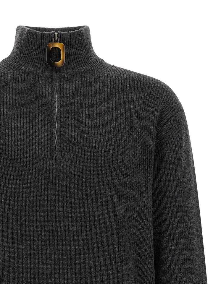 J.W.Anderson Sample Sale | J.W.Anderson Gray Wool Cardigan - | Designer outlet