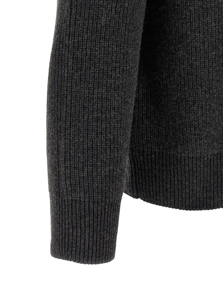 J.W.Anderson Sample Sale | J.W.Anderson Gray Wool Cardigan - | Designer outlet