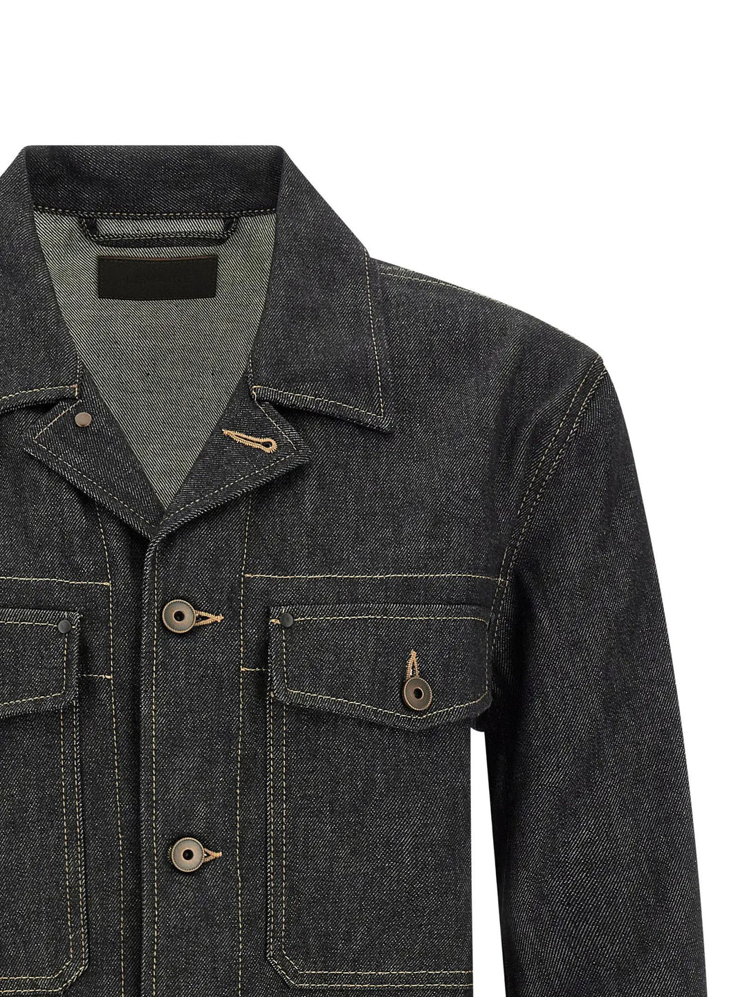 Lemaire Sample Sale | Lemaire Blue Cotton Denim Jacket - | Designer outlet