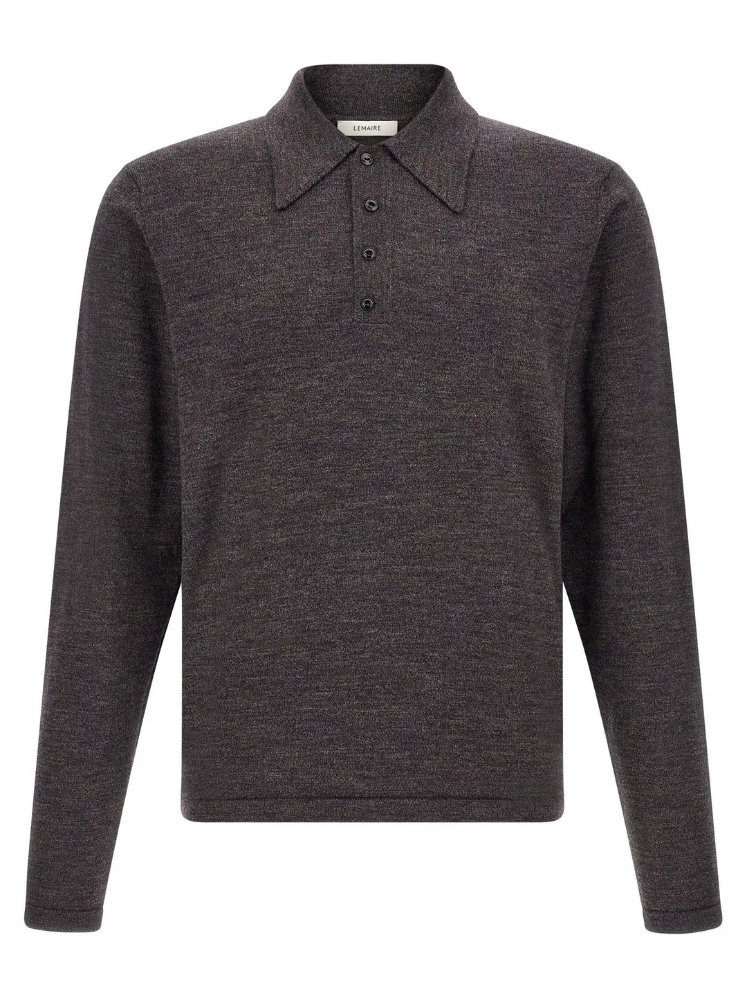 Lemaire Sample Sale | Lemaire Brown Wool Polo Shirt - | Designer outlet