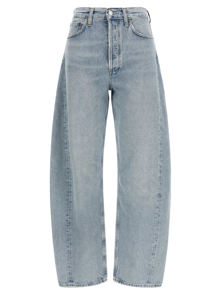 Agolde Sample Sale | Agolde Blue Cotton High-Waisted Jean - | Designer outlet