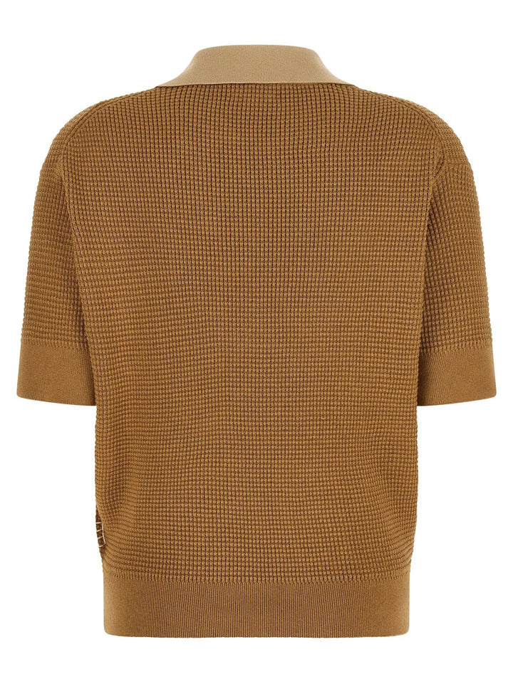 J.W.Anderson Sample Sale | J.W.Anderson Beige Cotton Polo Shirt - | Designer outlet