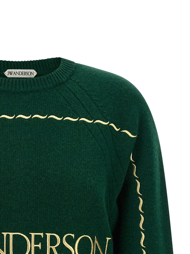 J.W.Anderson Sample Sale | J.W.Anderson Bicolor Wool Cardigan - | Designer outlet