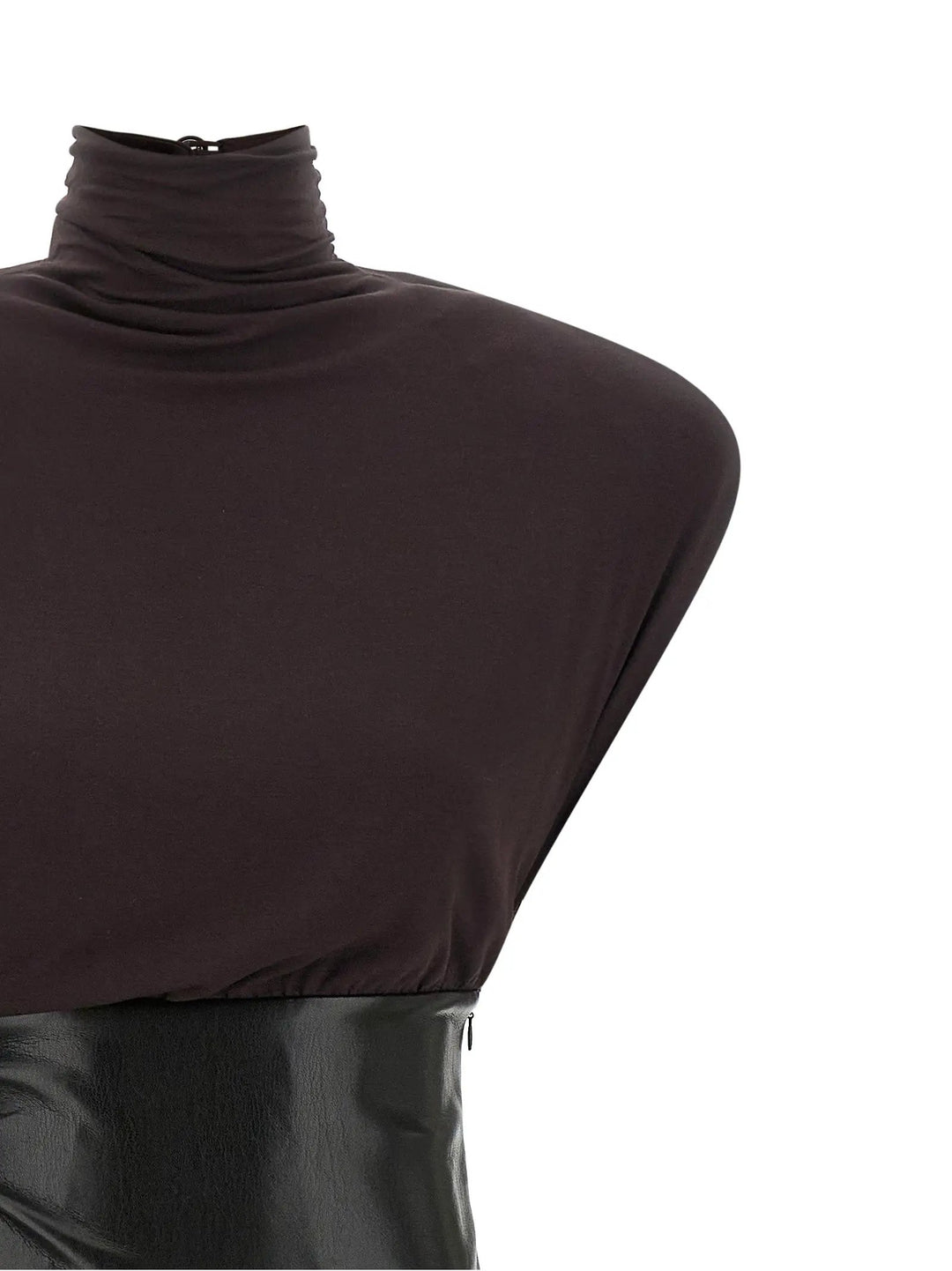 The Andamane Sample Sale | The Andamane Bordeaux Viscose Midi Dress - | Designer outlet