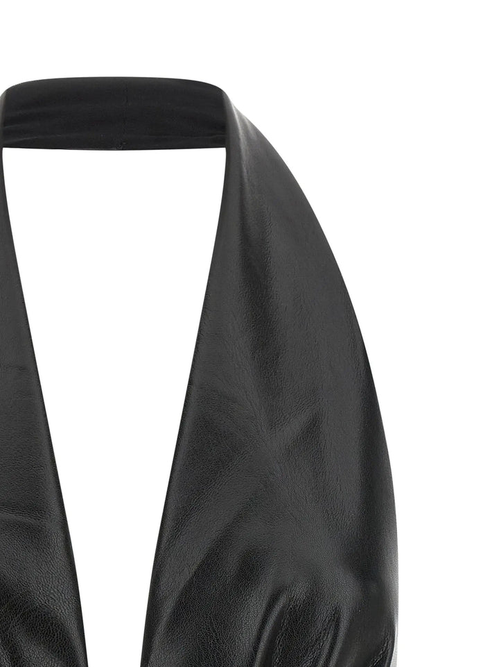 The Andamane Sample Sale | The Andamane Black Polyester Bodysuit - | Designer outlet