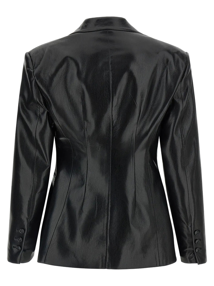The Andamane Sample Sale | The Andamane Black Polyester Blazer - | Designer outlet
