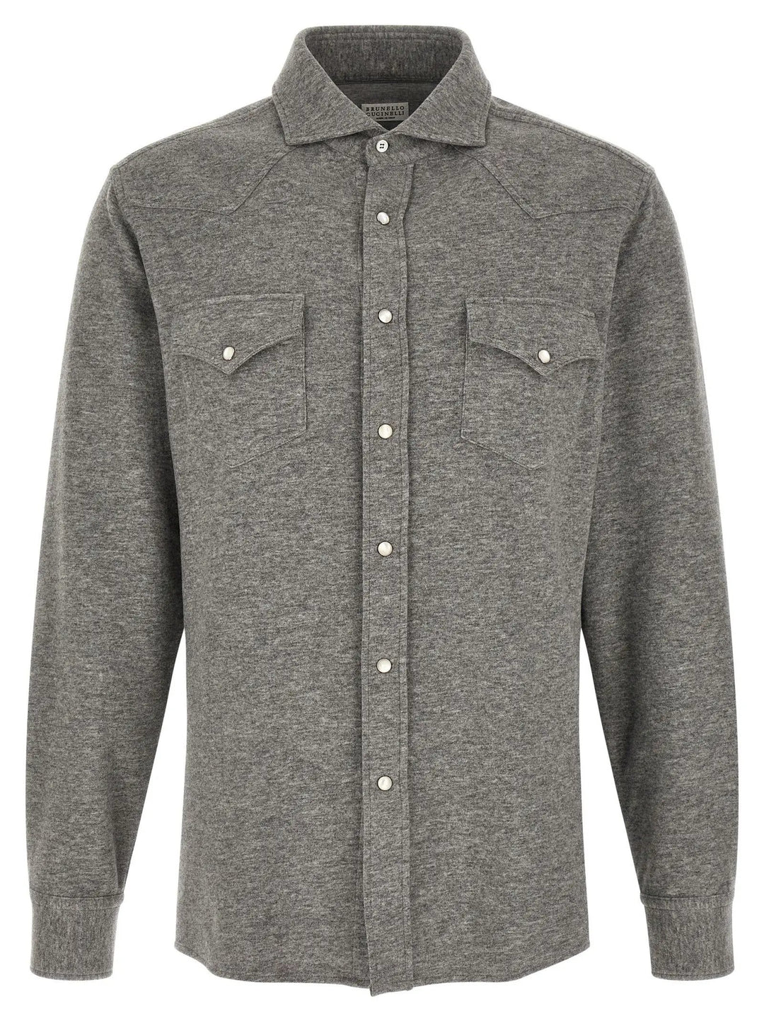 Brunello Cucinelli Sample Sale | Brunello Cucinelli Gray Cashmere Blouse - | Designer outlet