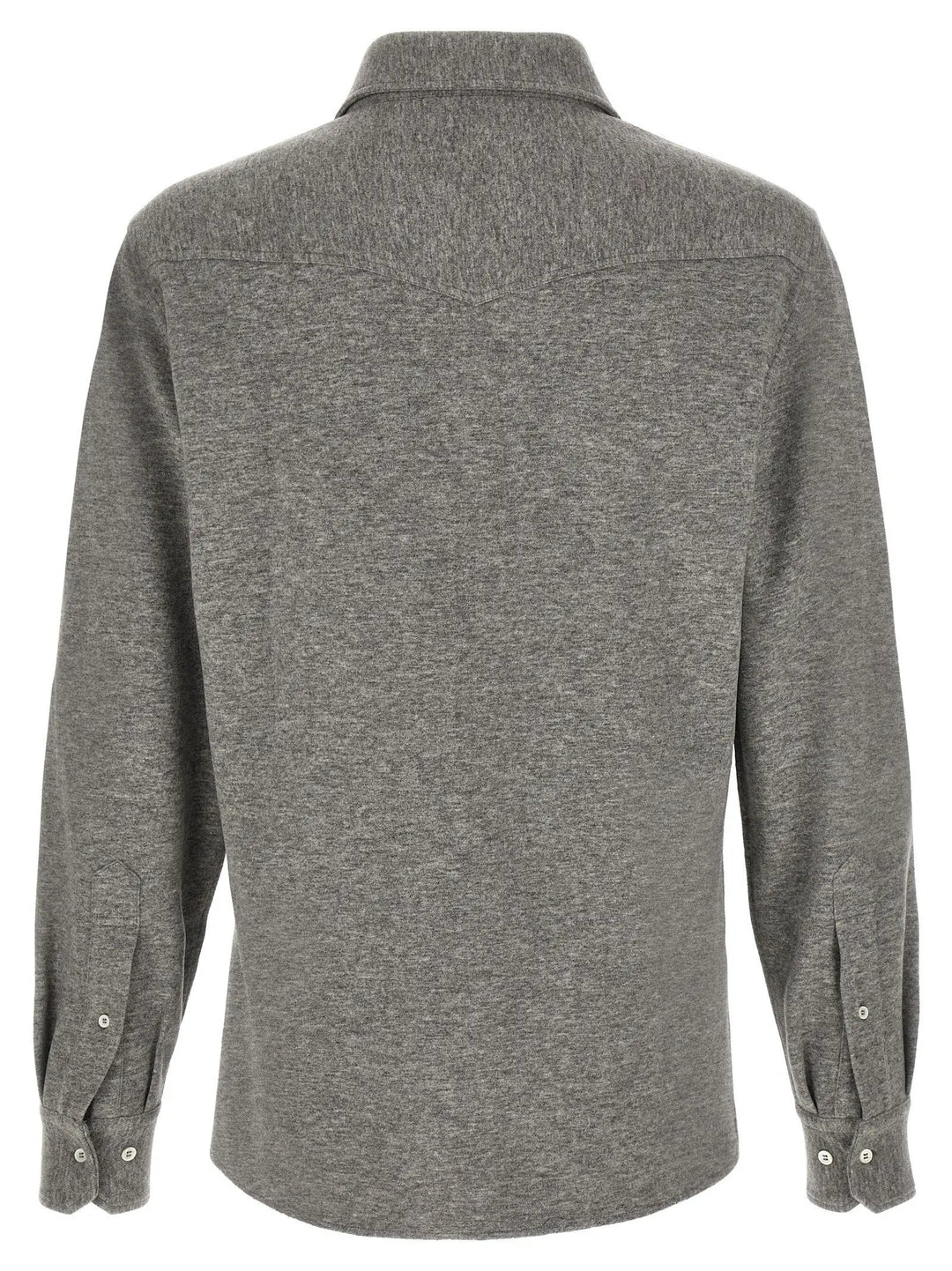 Brunello Cucinelli Sample Sale | Brunello Cucinelli Gray Cashmere Blouse - | Designer outlet