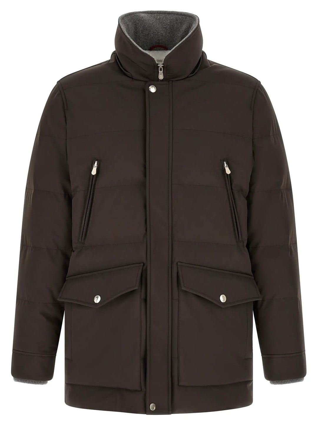 Brunello Cucinelli Sample Sale | Brunello Cucinelli Brown Polyamide Parka - | Designer outlet
