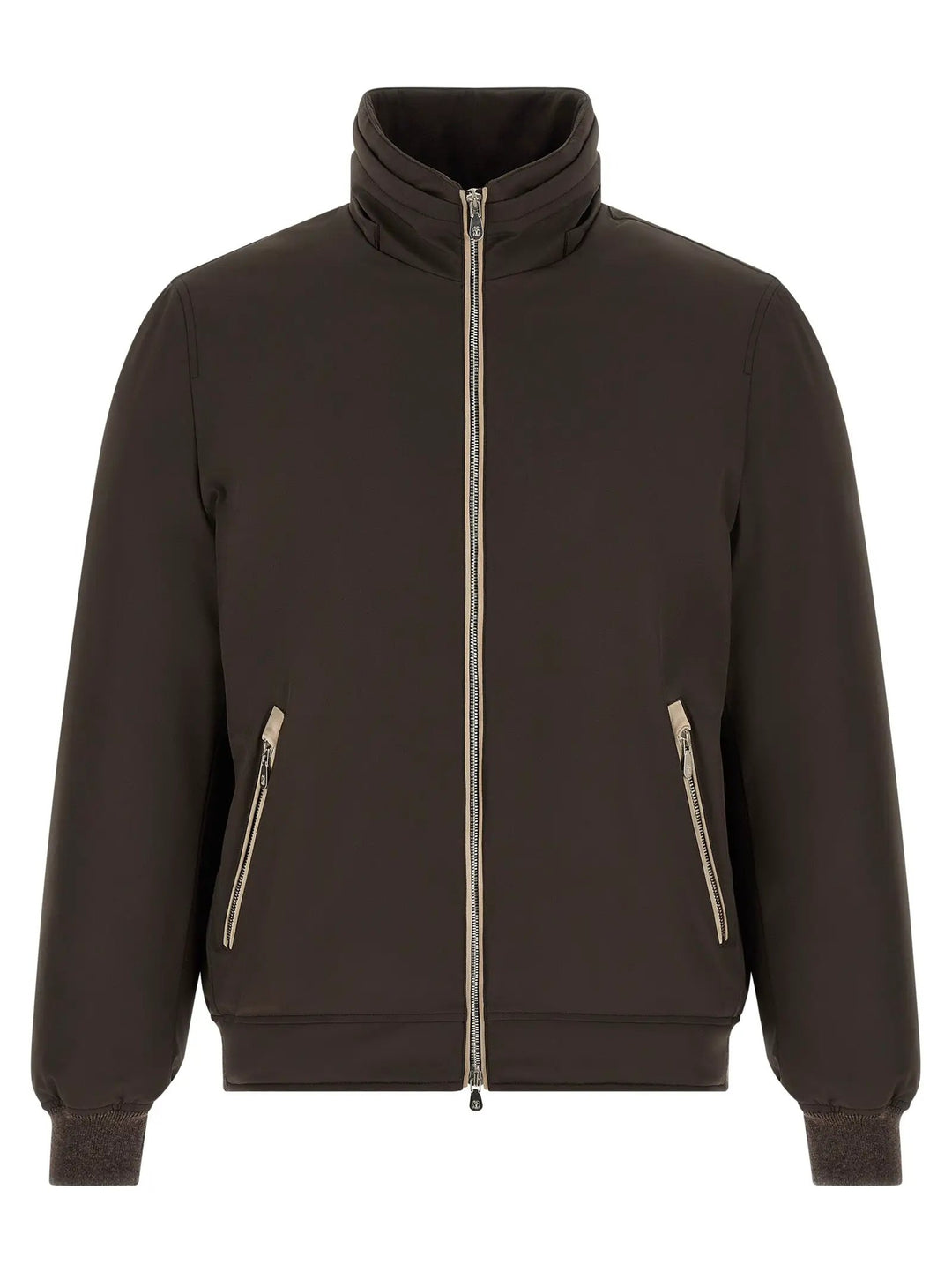 Brunello Cucinelli Sample Sale | Brunello Cucinelli Brown Polyamide Full-Length Jacket - | Designer outlet