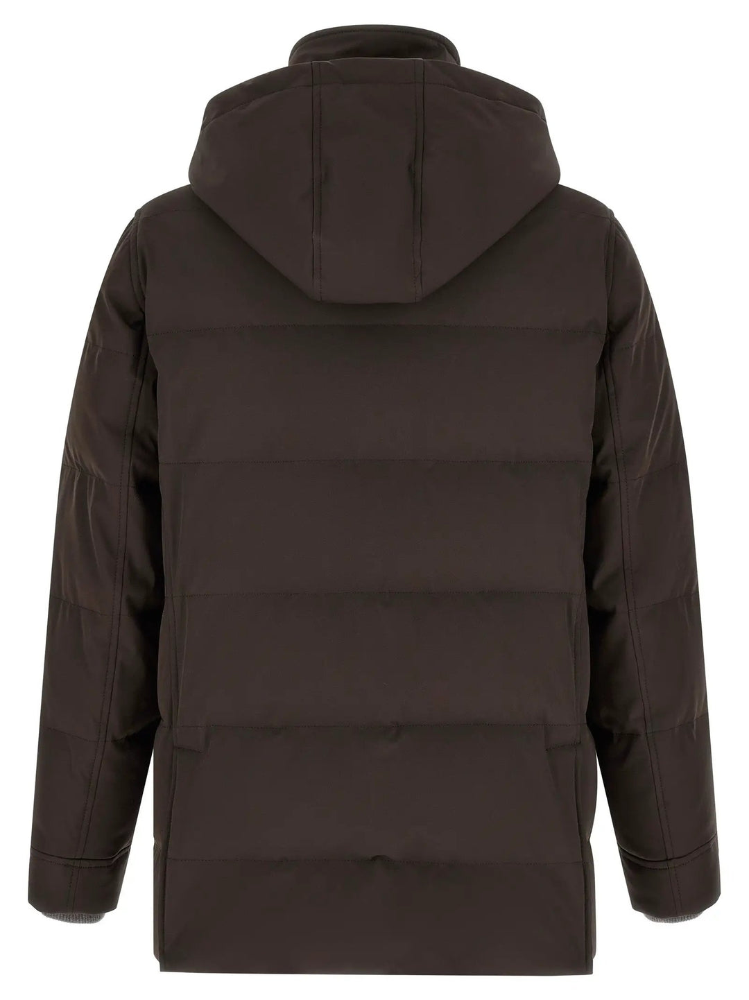Brunello Cucinelli Sample Sale | Brunello Cucinelli Brown Polyamide Parka - | Designer outlet