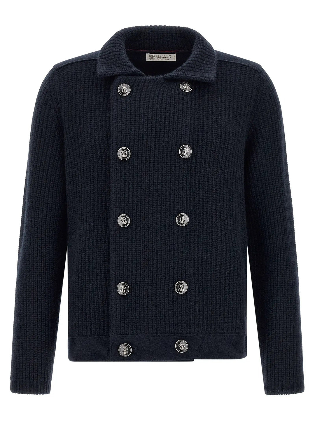 Brunello Cucinelli Sample Sale | Brunello Cucinelli Blue Cashmere Cardigan - | Designer outlet