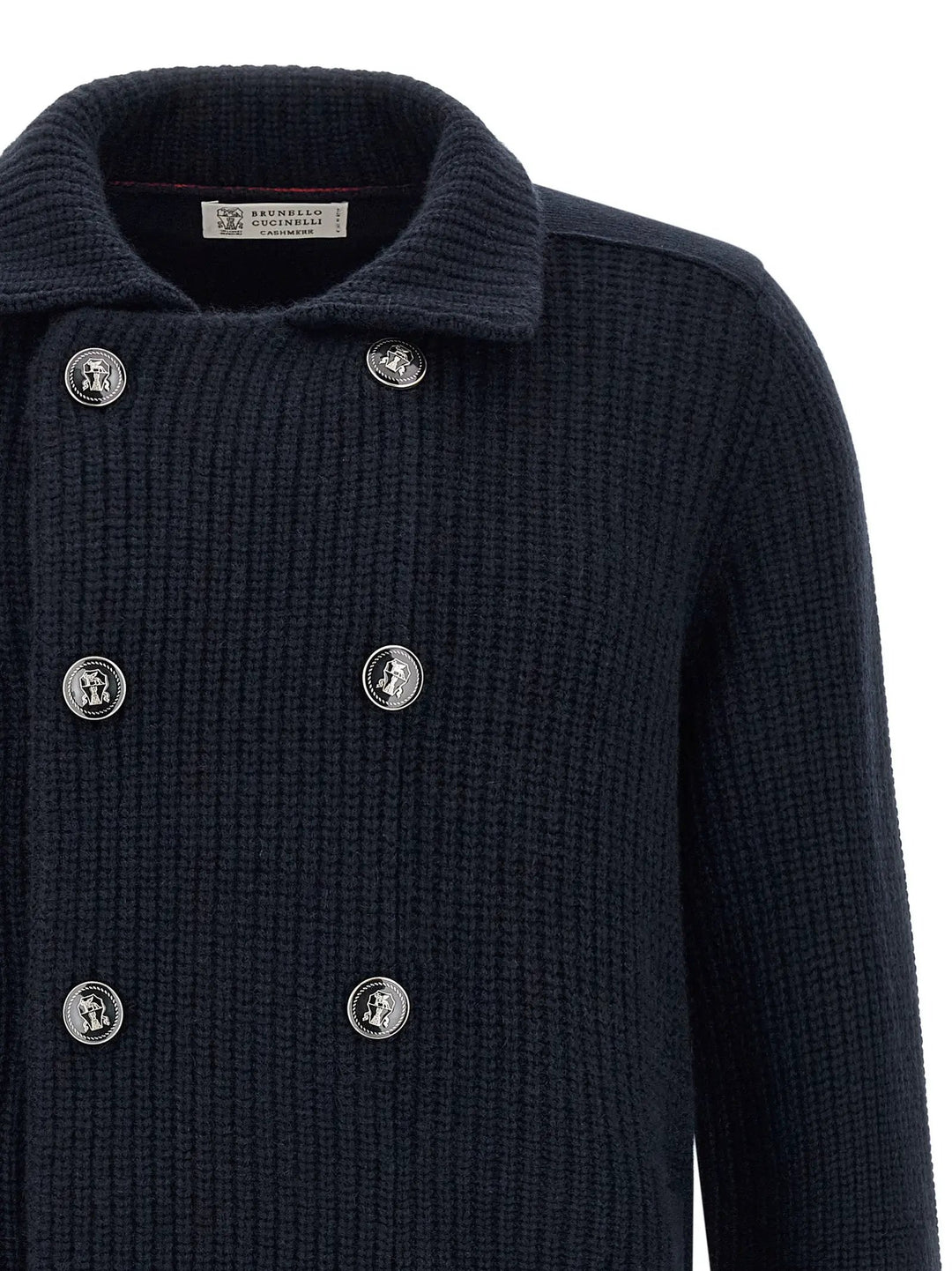 Brunello Cucinelli Sample Sale | Brunello Cucinelli Blue Cashmere Cardigan - | Designer outlet