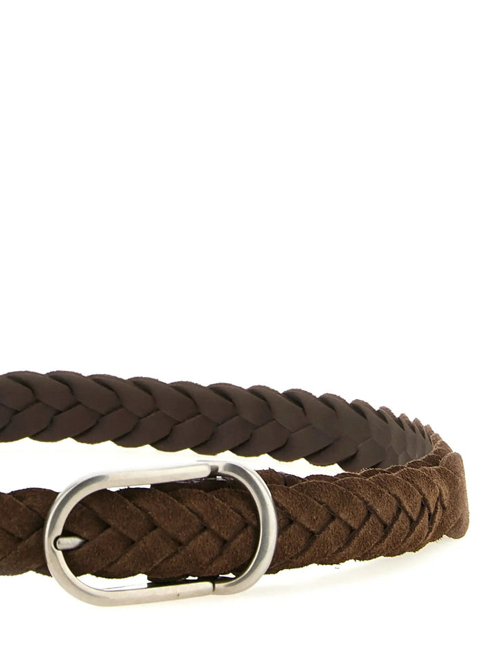 Brunello Cucinelli Sample Sale | Brunello Cucinelli Brown Calfskin Belt - | Designer outlet