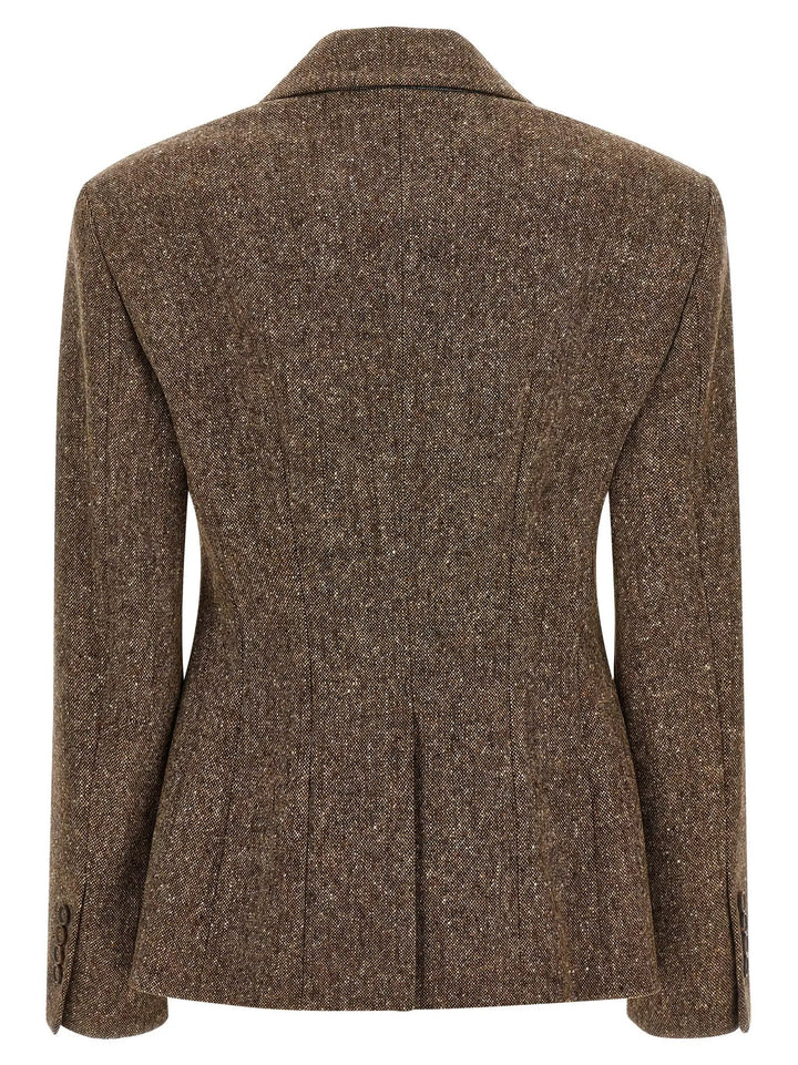 Brunello Cucinelli Sample Sale | Brunello Cucinelli Brown Virgin Wool Blazer - | Designer outlet