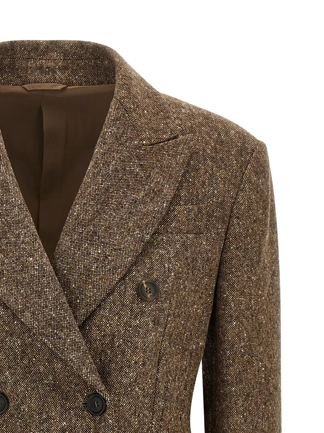 Brunello Cucinelli Sample Sale | Brunello Cucinelli Brown Virgin Wool Blazer - | Designer outlet