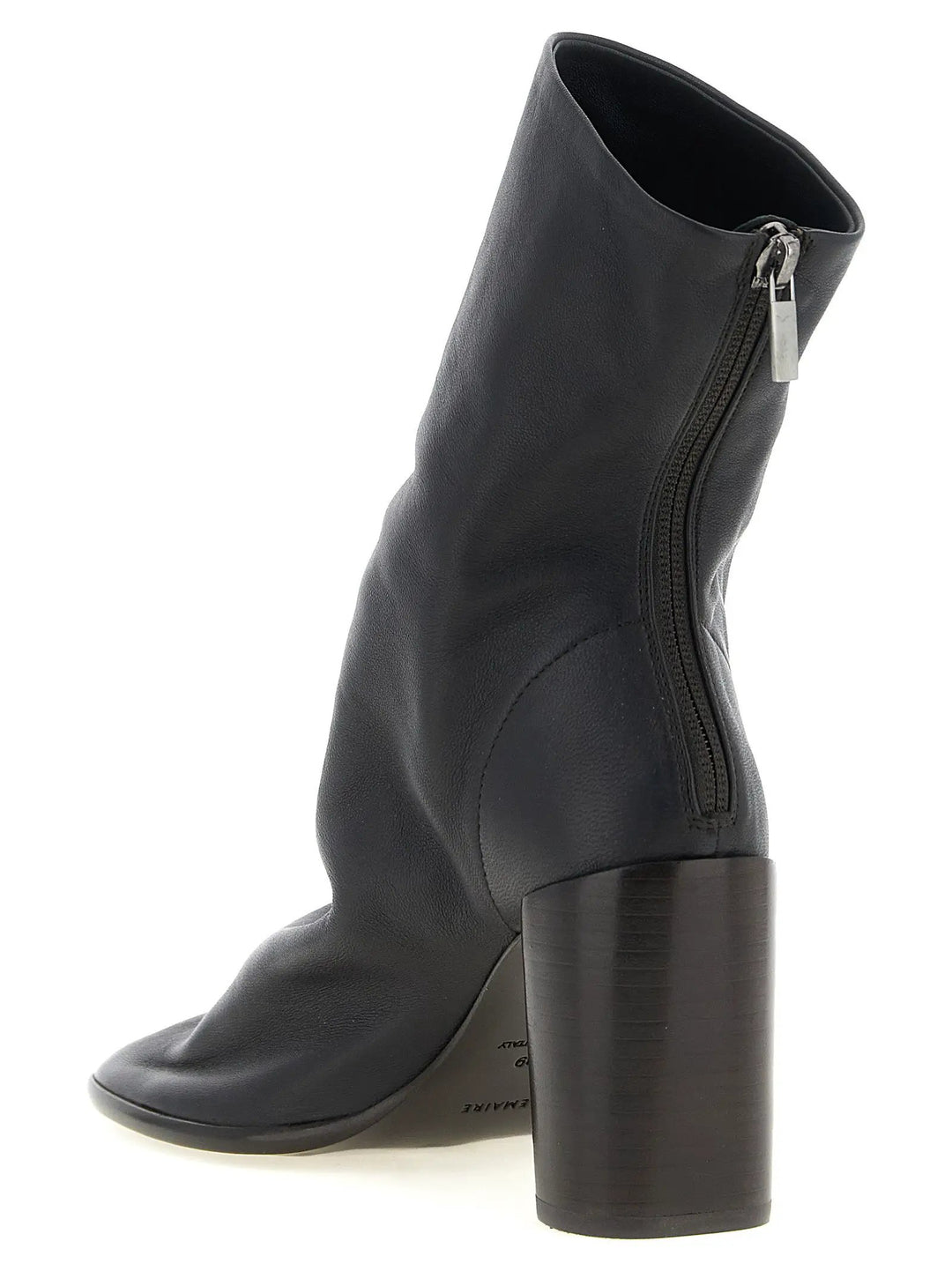 Lemaire Sample Sale | Lemaire Brown Lamb Leather Ankle Boots - | Designer outlet