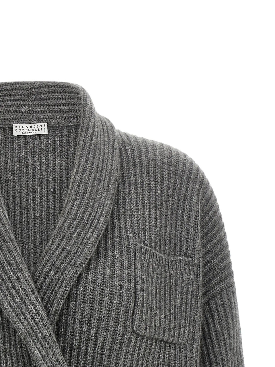 Brunello Cucinelli Sample Sale | Brunello Cucinelli Gray Cashmere Cardigan - | Designer outlet