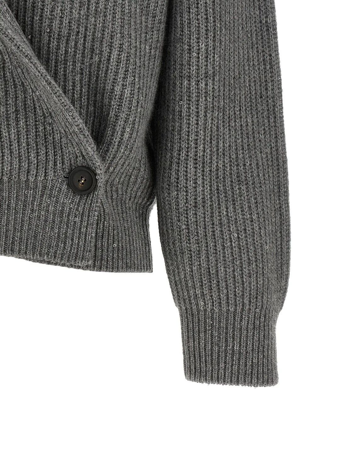 Brunello Cucinelli Sample Sale | Brunello Cucinelli Gray Cashmere Cardigan - | Designer outlet