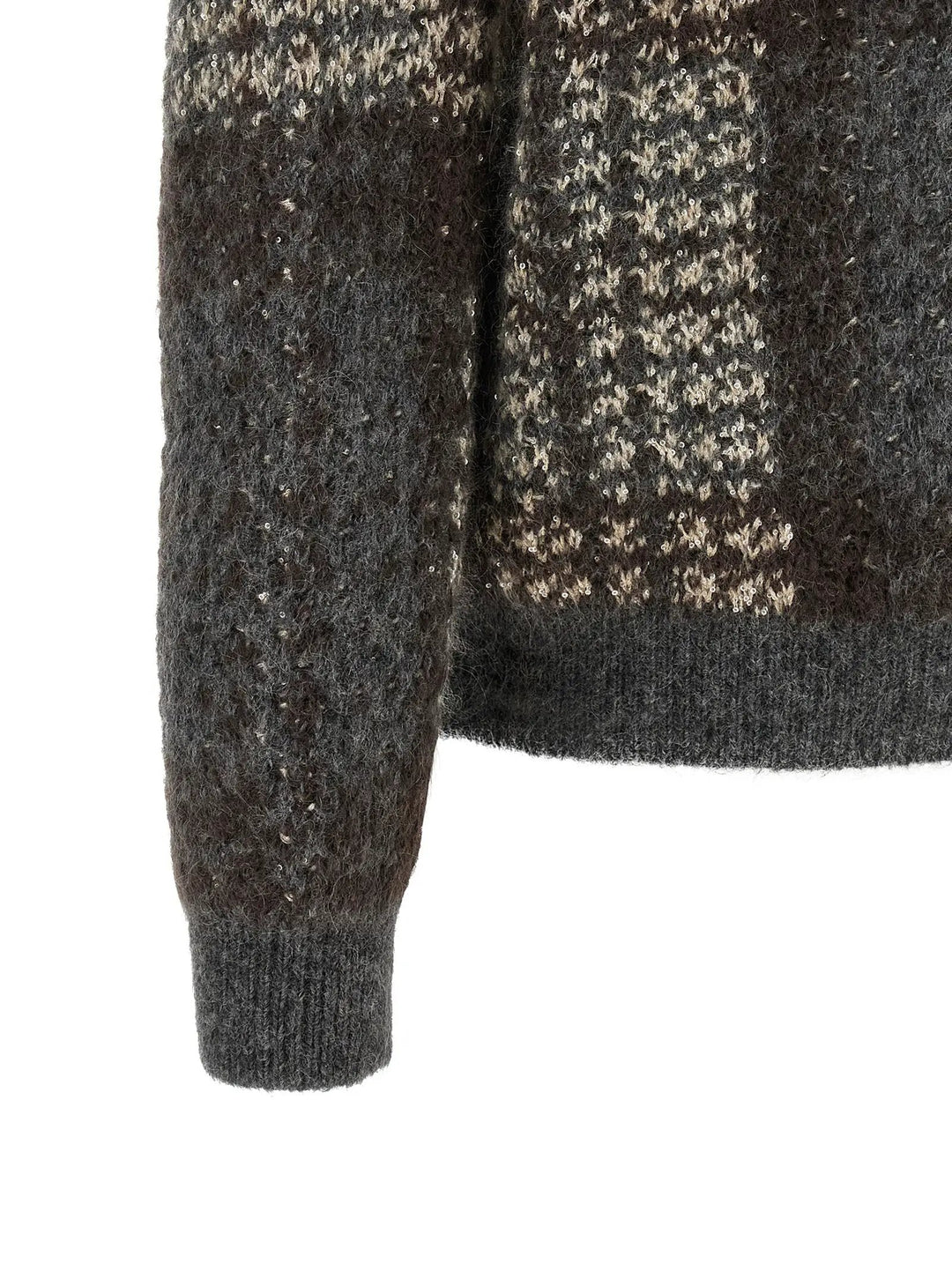 Brunello Cucinelli Sample Sale | Brunello Cucinelli Gray Fabric Cardigan - | Designer outlet