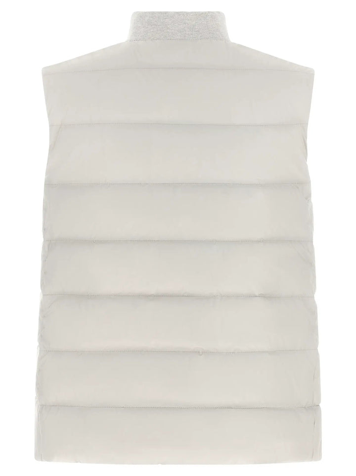 Brunello Cucinelli Sample Sale | Brunello Cucinelli Gray Polyester Sleeveless Jacket - | Designer outlet