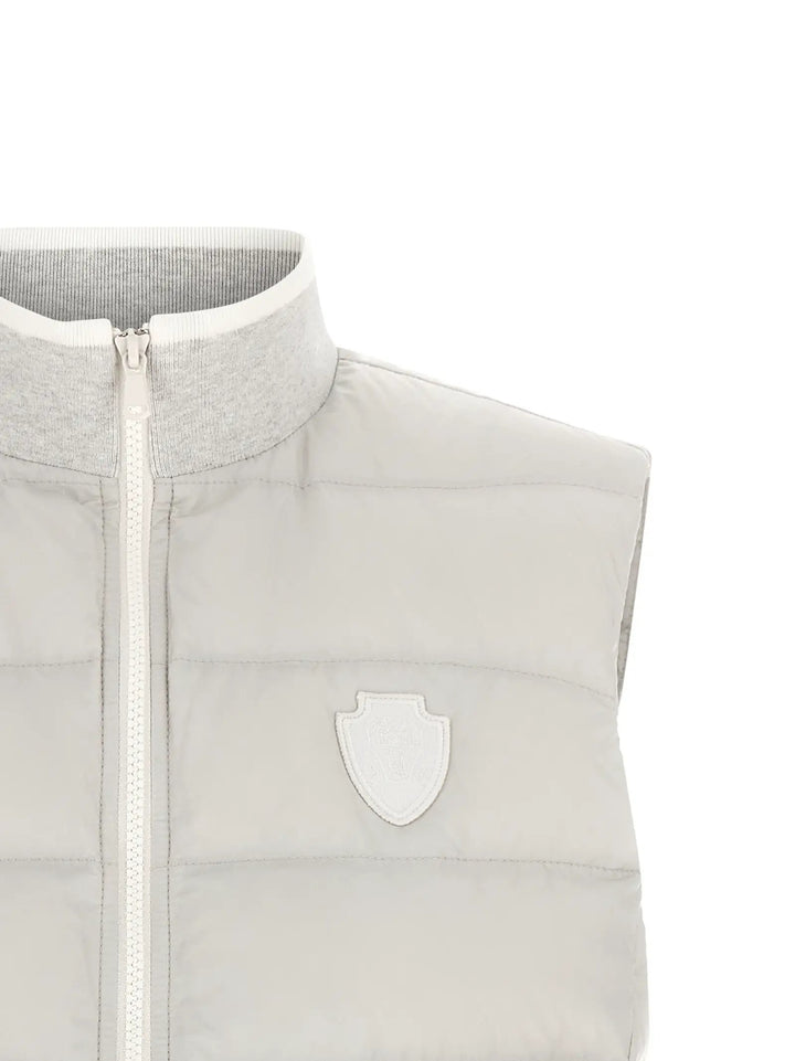 Brunello Cucinelli Sample Sale | Brunello Cucinelli Gray Polyester Sleeveless Jacket - | Designer outlet