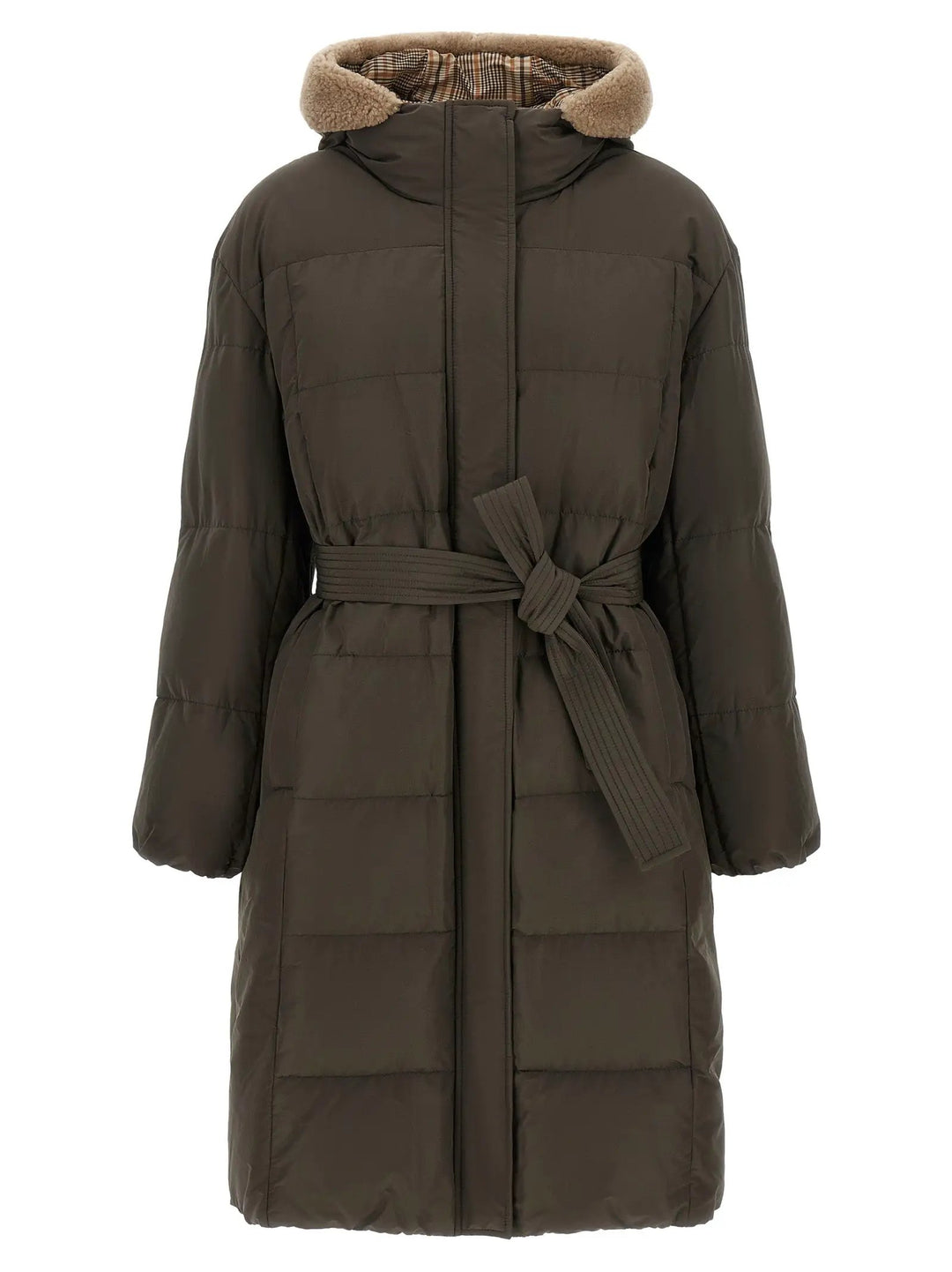 Brunello Cucinelli Sample Sale | Brunello Cucinelli Bicolor Cotton Coat - | Designer outlet