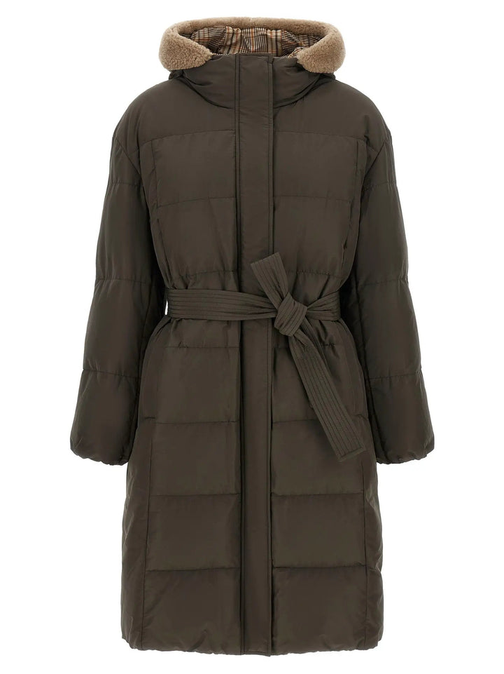 Brunello Cucinelli Sample Sale | Brunello Cucinelli Bicolor Cotton Coat - | Designer outlet