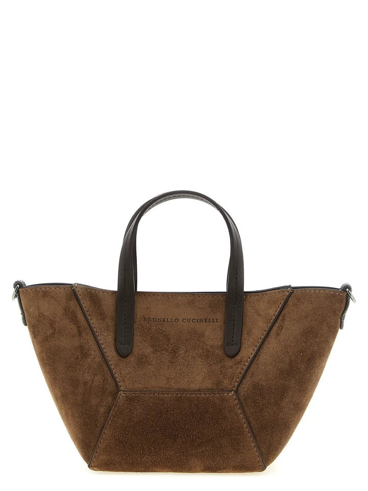 Brunello Cucinelli Sample Sale | Brunello Cucinelli Brown Calfskin Handbag - | Designer outlet