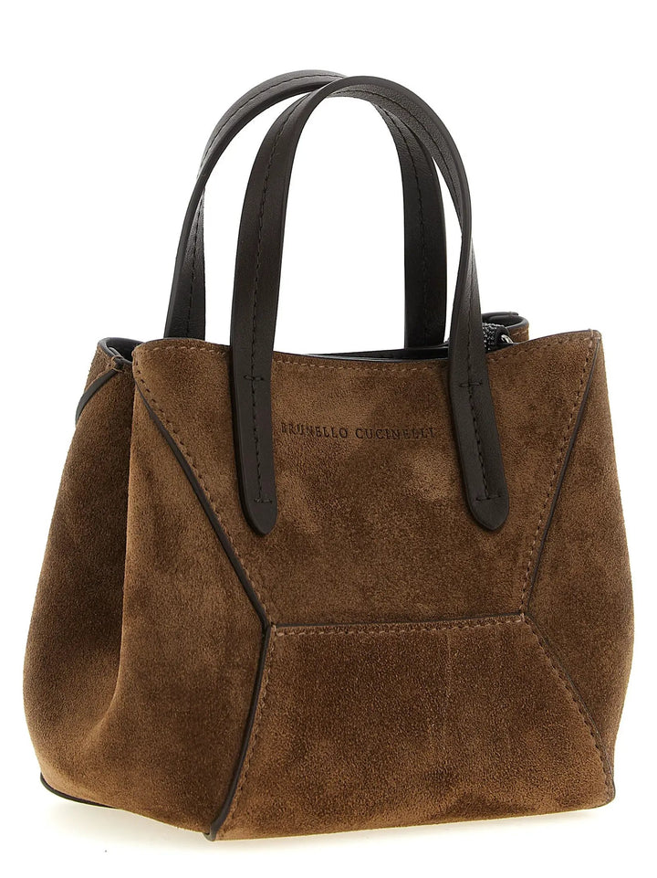 Brunello Cucinelli Sample Sale | Brunello Cucinelli Brown Calfskin Handbag - | Designer outlet