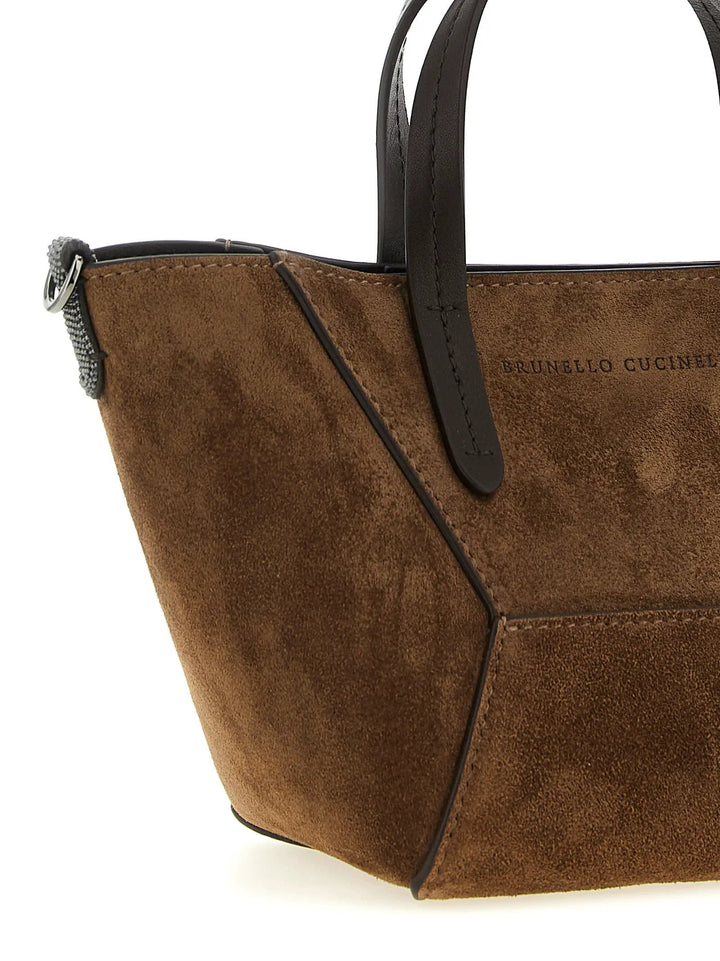 Brunello Cucinelli Sample Sale | Brunello Cucinelli Brown Calfskin Handbag - | Designer outlet