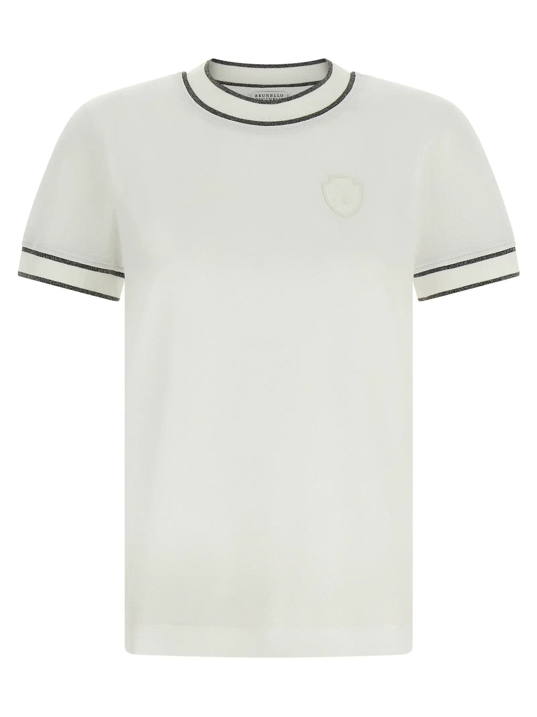 Brunello Cucinelli Sample Sale | Brunello Cucinelli White Cotton T-Shirt - | Designer outlet