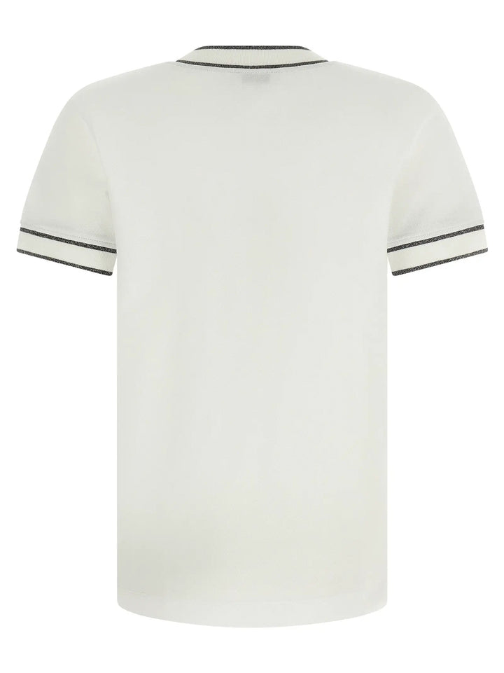Brunello Cucinelli Sample Sale | Brunello Cucinelli White Cotton T-Shirt - | Designer outlet