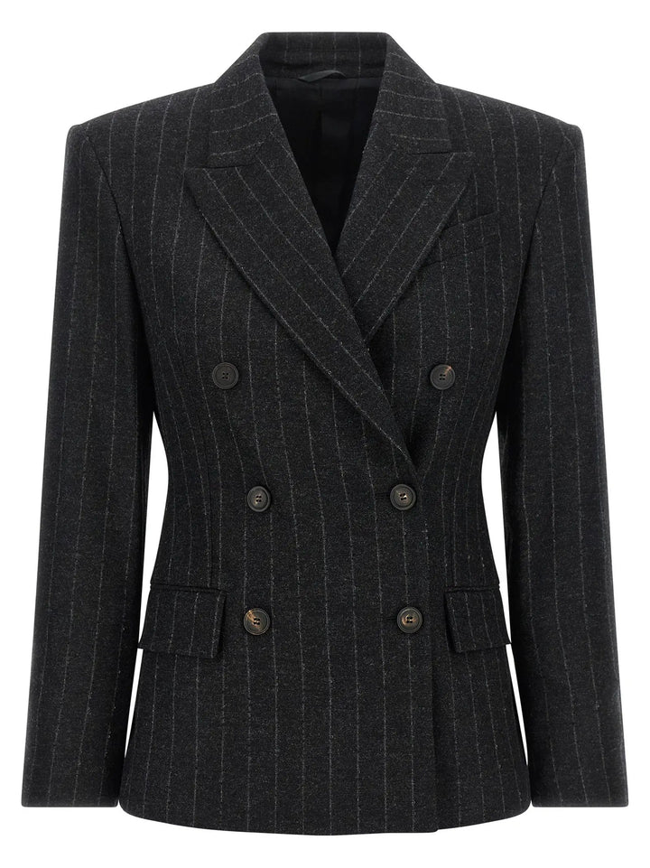 Brunello Cucinelli Sample Sale | Brunello Cucinelli Gray Virgin Wool Blazer - | Designer outlet