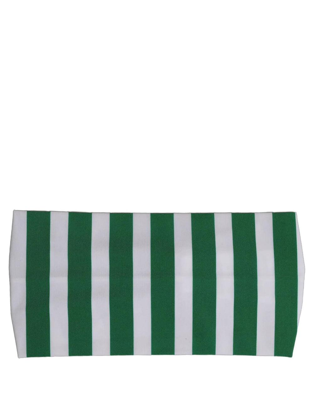 Dolce & Gabbana Sample Sale | Dolce & Gabbana Green White Stripes Nylon Head Wrap One Size Headband - | Designer outlet