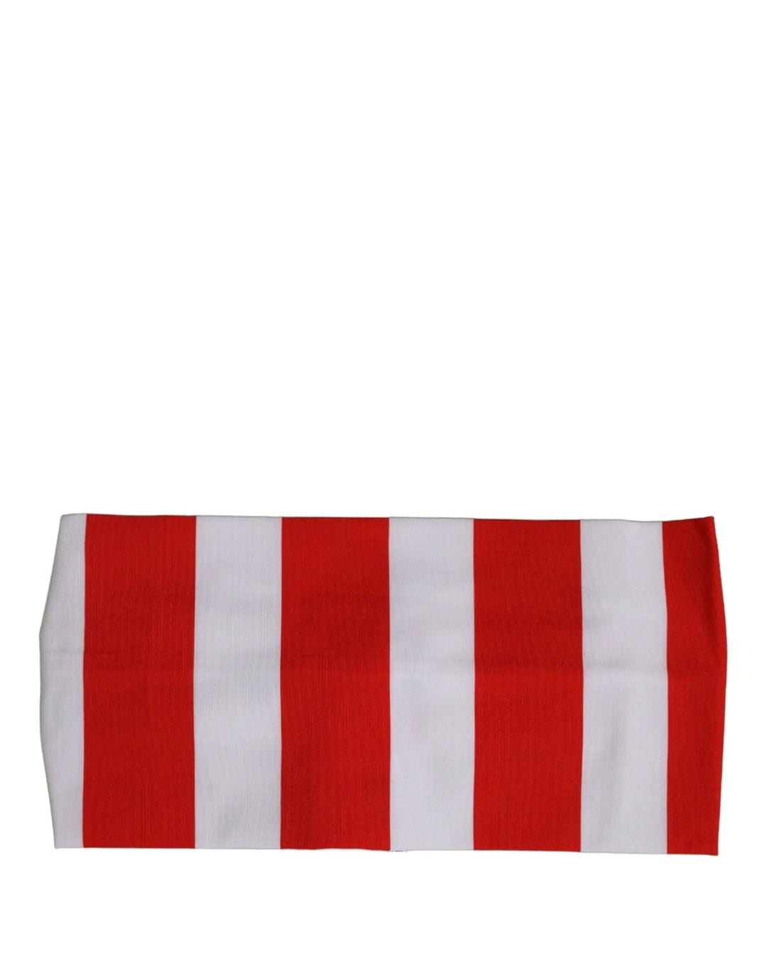 Dolce &amp; Gabbana Sample Sale | Dolce &amp; Gabbana Red White Stripes Nylon Head Wrap One Size Headband - | Designer outlet