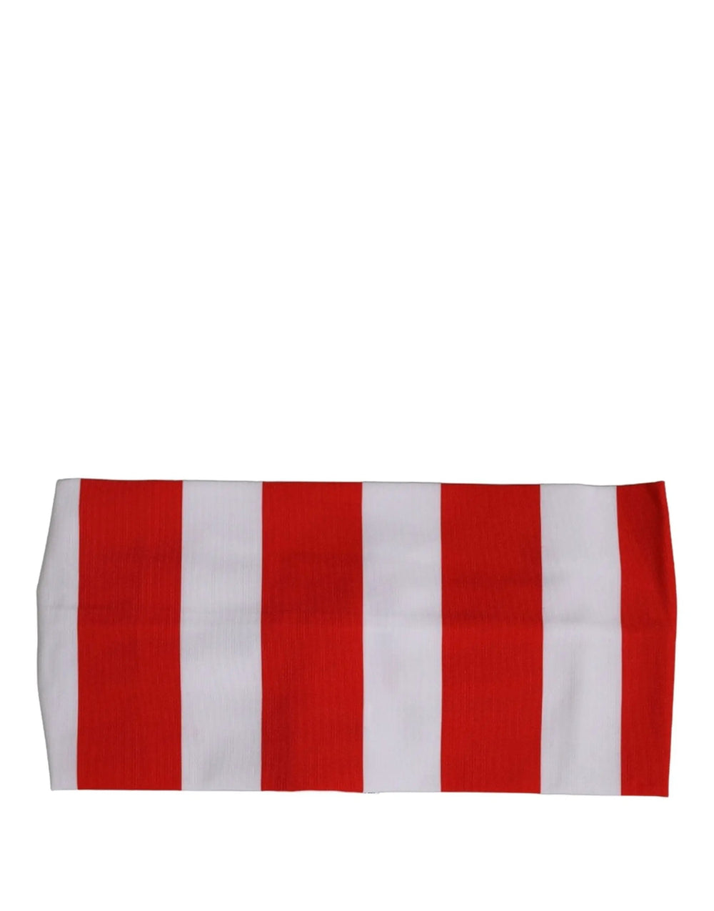 Dolce & Gabbana Sample Sale | Dolce & Gabbana Red White Stripes Nylon Head Wrap One Size Headband - | Designer outlet