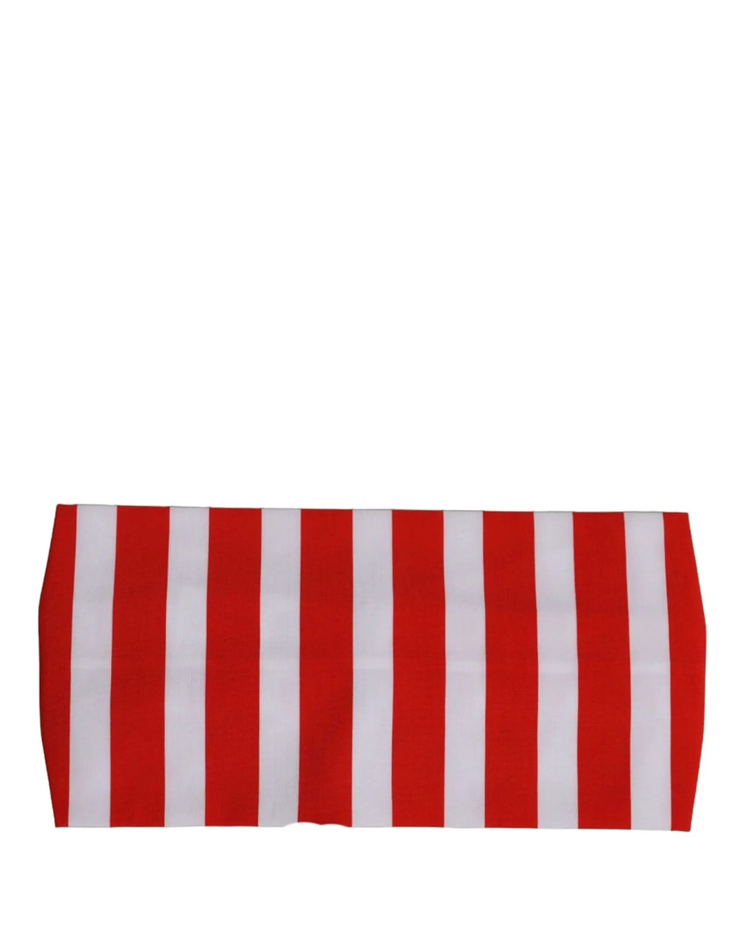 Dolce &amp; Gabbana Sample Sale | Dolce &amp; Gabbana Red White Stripes Nylon Head Wrap One Size Headband - | Designer outlet