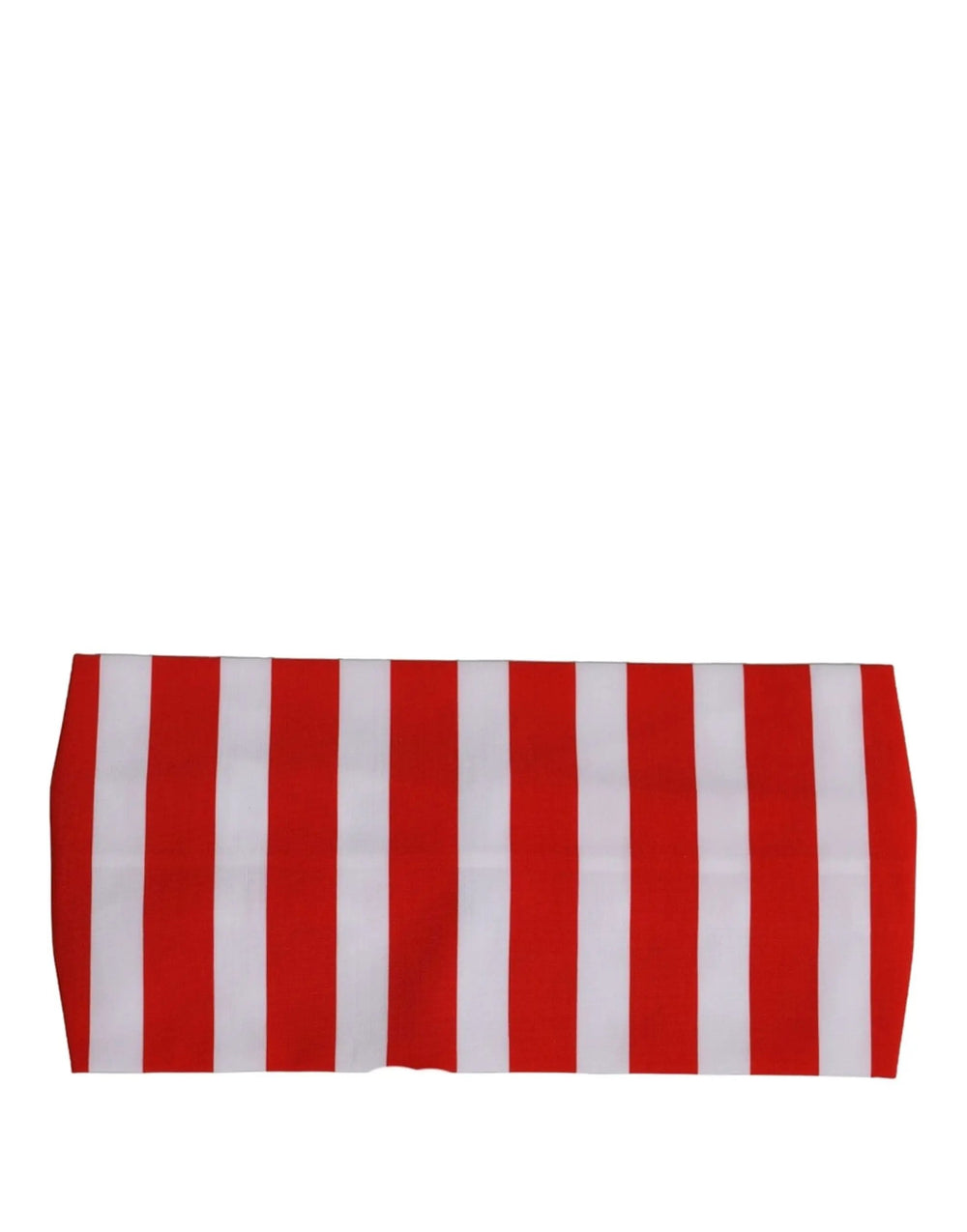 Dolce & Gabbana Sample Sale | Dolce & Gabbana Red White Stripes Nylon Head Wrap One Size Headband - | Designer outlet