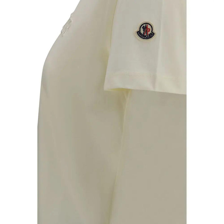 Moncler Beige Cotton T-Shirt