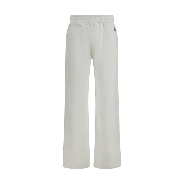 Moncler White Cotton Casual Pants