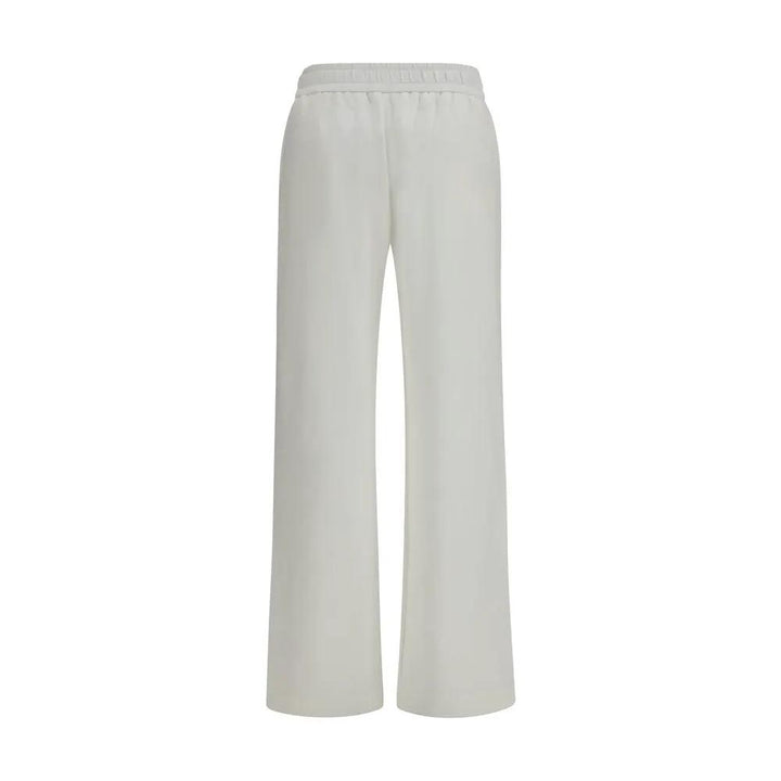 Moncler White Cotton Casual Pants