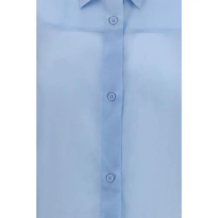 The Latest Blue Wool Oves Aries Dress Shirt