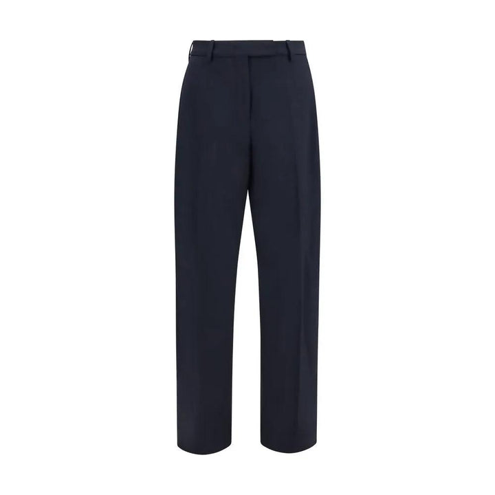 The Latest Blue Polyester Dress Pants