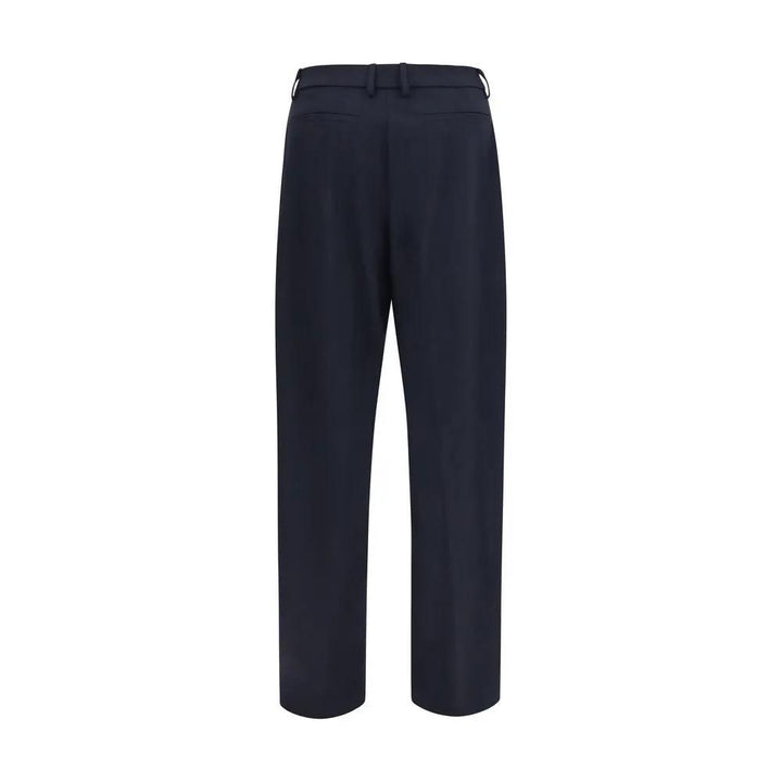 The Latest Blue Polyester Dress Pants