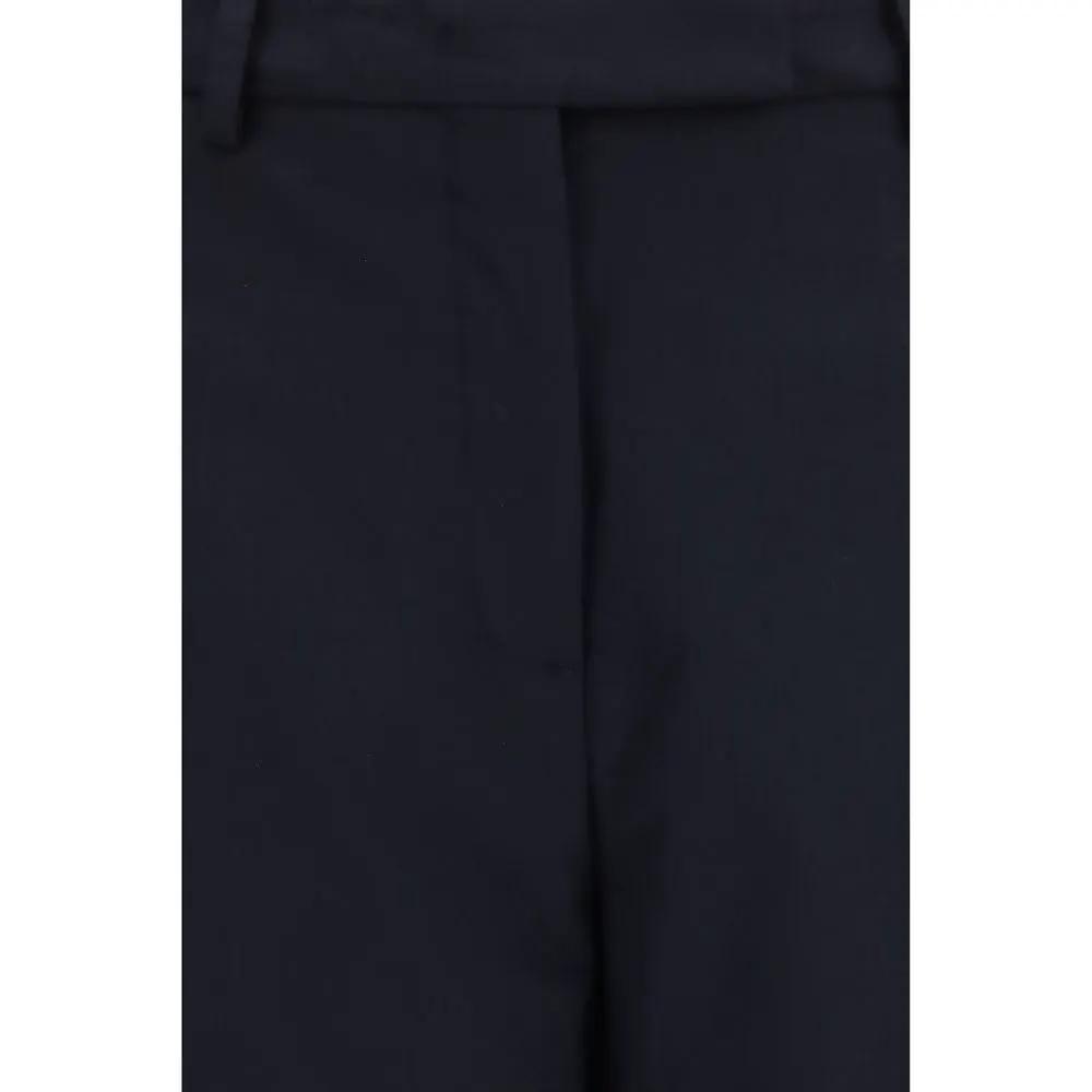 The Latest Blue Polyester Dress Pants